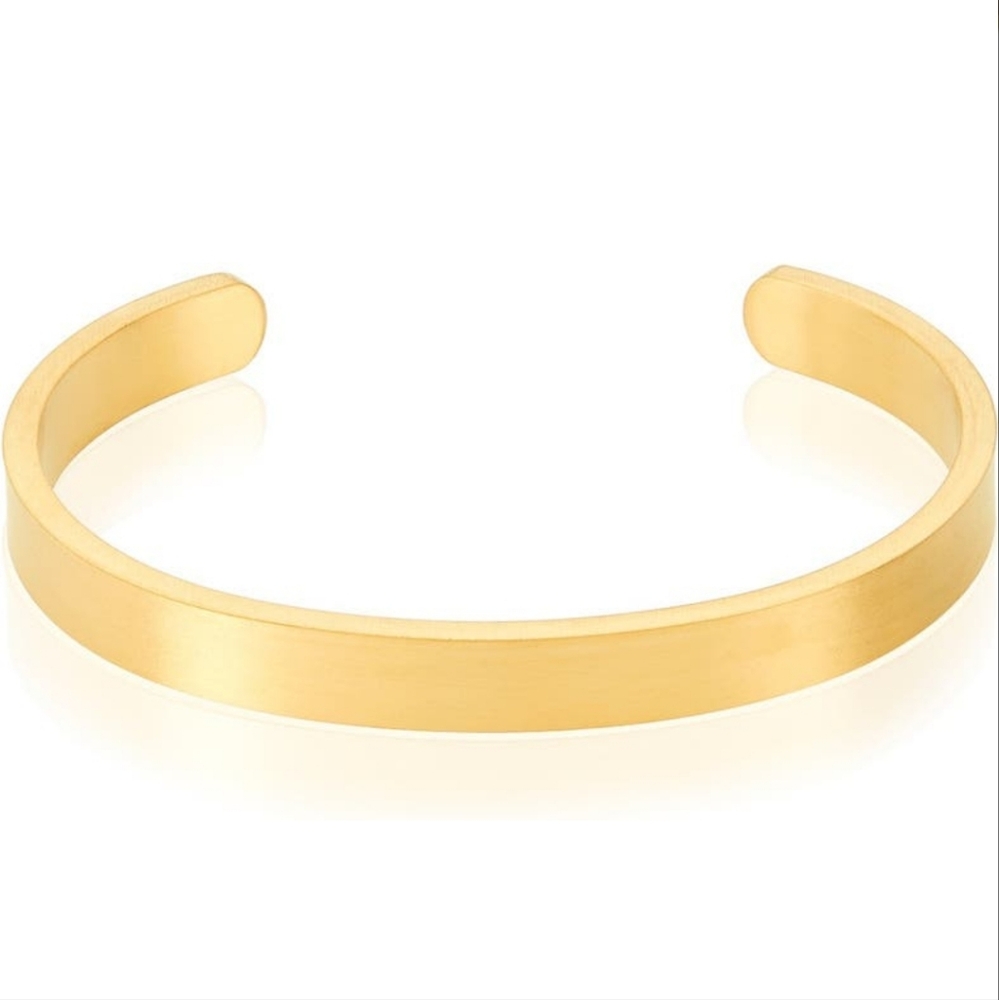 14 k gold vermeil cuff bracelet (men's)
